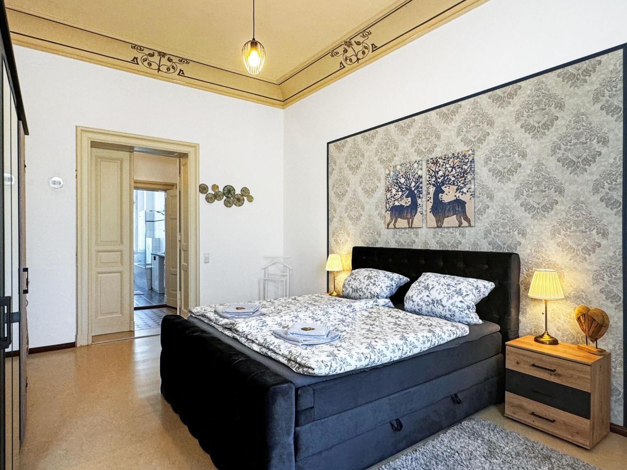 Ferienwohnung Villa Nieske - Jugendstil Denkmal, Free Wlan & Parken, Self Check-In, Smart-Tv Herzberg  외부 사진